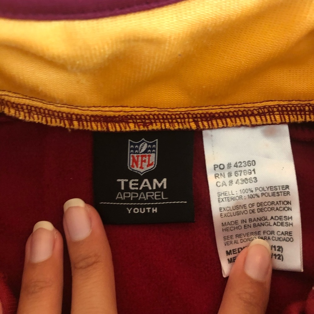 Official NFL Washington Redskins Fleece - Picture 3 of 5